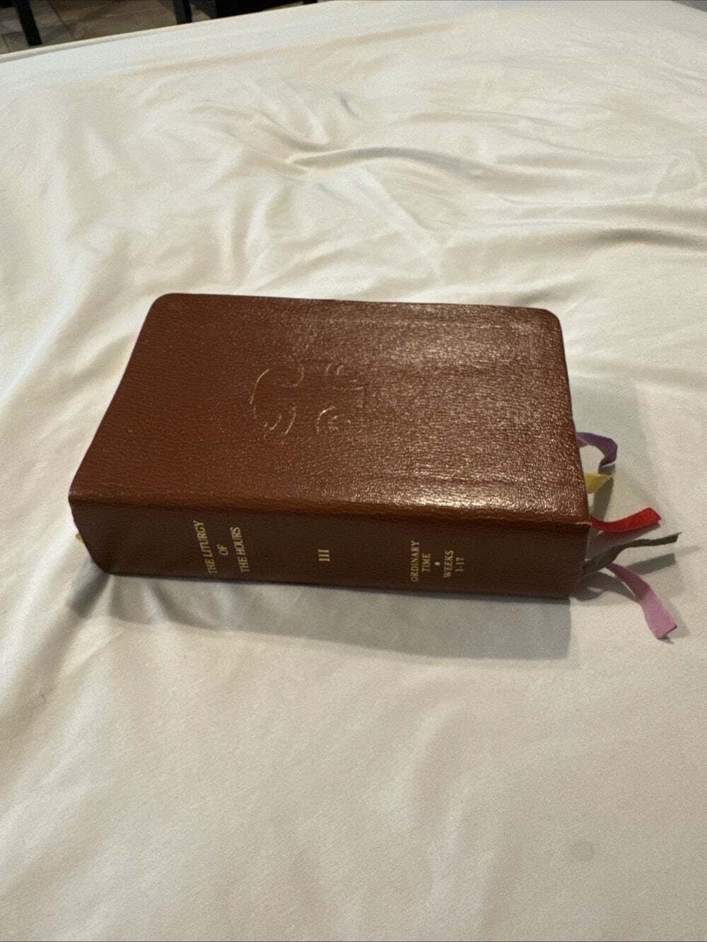 Liturgy of the Hours Vol III Ordinary Time Weeks 1-17 Catholic Prayer Book Brown